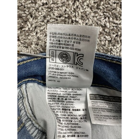 Levi’s Jeans Women’s 32 Blue 815 Curvy Bootcut Mid Rise Stretch Denim Y2K Vibe - Picture 7 of 15